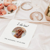 ペットフォ結婚トのナプキンス、ドッグキャッ結婚ト スタンダードランチョンナプキン