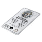 ペットフードの安全性を避けるために危険な人々の食品 マグネット (左側)