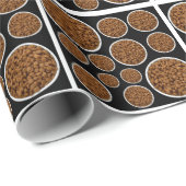 ペットフードの柄 ラッピングペーパー (ロールコーナー)