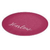 ペットフードパーソナライズされたランチョンマット | 名前をカスタムするドッグ カッティングボード (角)