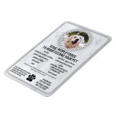 ペットフード安全性犬用有害食品 マグネット (左側)