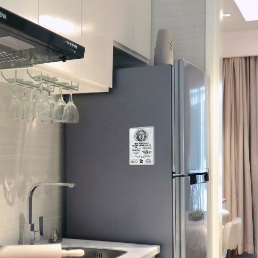 ペットフード安全性犬用有害食品 マグネット