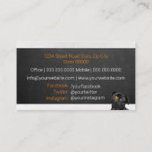 ペットブティック/ペットケアサービス/シッティングサービス 名刺 (裏面)