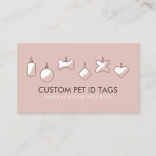 ペットブティック IDタグストア 犬 猫 用品 名刺