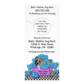 ペットブリンドルボクサーグルーミングビジネスドアハンガー ラックカード (裏面)