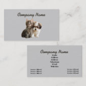 ペットプロダクト及びサービス業カード 名刺 (正面/裏面)