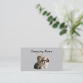 ペットプロダクト及びサービス業カード 名刺 (スタンド正面)