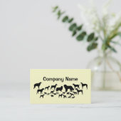 ペットプロダクト及びサービス業カード 名刺 (スタンド正面)