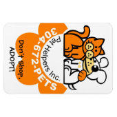 ペットヘルパーのフレキシマグネット マグネット (横)