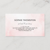 ペットホテル&ペットシッター 名刺 (裏面)