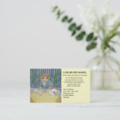 ペットホテル 名刺 (スタンド正面)