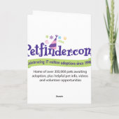 ペットホリデーカード付きオーナメント シーズンカード (裏面)