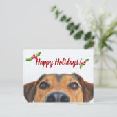 ペットホリデー写真 シーズンポストカード (スタンド正面)