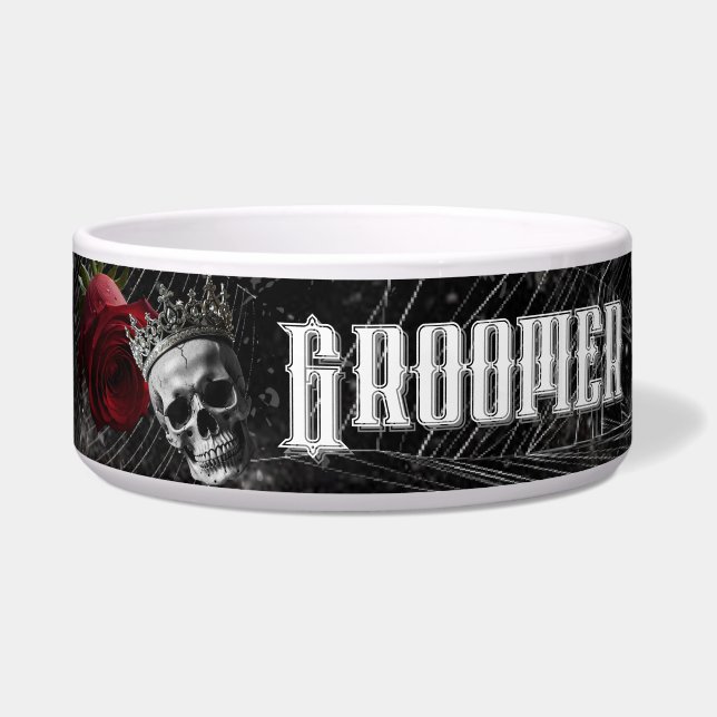 ペットボウルパーソナライズされたハインディーラインザードメード ボウル (正面)