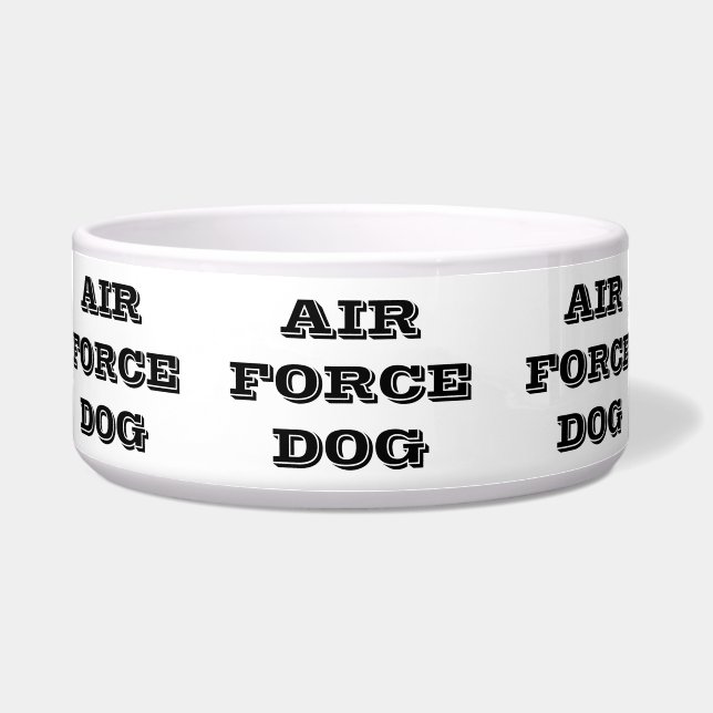 ペットボウル空軍犬 ボウル (正面)