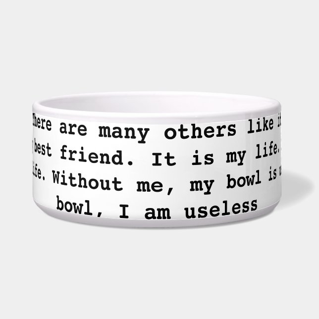 ペットボウル- 「完全な金属のジャケット」はインスパイア ボウル (正面)