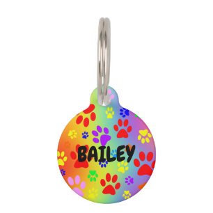 ペットポーズオンリキッドカラーズラウンドペット用名札 ペット　ネームタグ