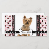 ペットポートレートフォトカードポーアンドボーン シーズンカード (正面/裏面)