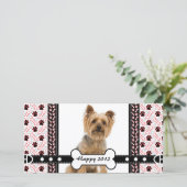 ペットポートレートフォトカードポーアンドボーン シーズンカード (スタンド正面)