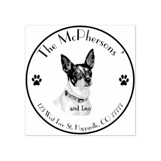 ペットポートレート差出人住所 ラバースタンプ