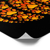 ペットポープリントパンプキンポーパンプキン秋サンクスギビン ポスター (角)