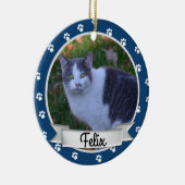 ペットポープリントフォトキープサセセラミックオーナメント セラミックオーナメント (右)
