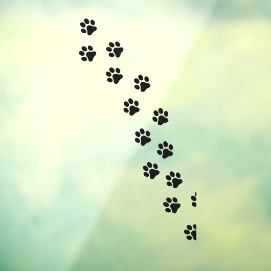 ペットポープリントペットグルーミングショップフロント ウィンドウサイン (シート3)