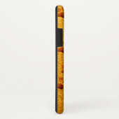 ペットポー金ゴールドグリッタープリントの金ゴールド背景 Case-Mate iPhoneケース (裏面/右)