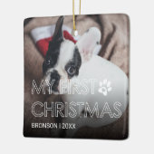 ペットマイ初めてのクリスマスセラミックオーナメント セラミックオーナメント (左)