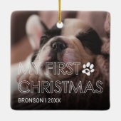 ペットマイ初めてのクリスマスセラミックオーナメント セラミックオーナメント (裏面)