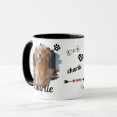 ペットマグ | 名前入り愛犬のメモリアルグッズ マグカップ (正面左)