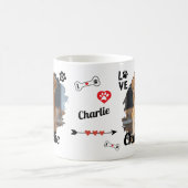 ペットマグ | 名前入り犬のメモリアルグッズ コーヒーマグカップ (中央)