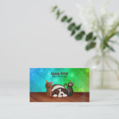 ペットマットの名刺 名刺 (スタンド正面)