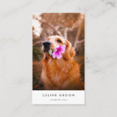 ペットミニマルトリマードッググルーミング獣医 名刺 (正面)