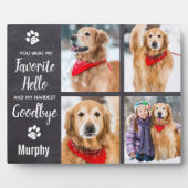 ペットメモリアルオリジナル写真コラージュ フォトプラーク (正面)