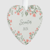 ペットメモリアルキープセイク オーナメント (正面)