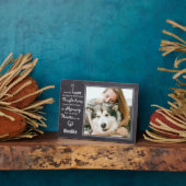 ペットメモリアルキープセイク - 追悼ギフト 思い出 フォトプラーク (側面)