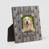 ペットメモリアルキーホルダー フォトプラーク (正面)