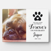 ペットメモリアルギフト | 愛する記憶に フォトプラーク (正面)