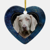 ペットメモリアルスター銀河系ハート記念 セラミックオーナメント (正面)
