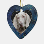 ペットメモリアルスター銀河系ハート記念 セラミックオーナメント (左)