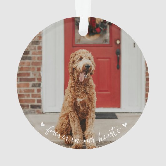 ペットメモリアルポープリントフォトオーナメント オーナメント (裏面)