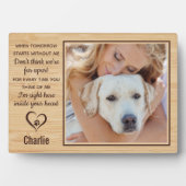 ペットメモリアル追悼写真 フォトプラーク (正面)