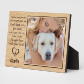 ペットメモリアル追悼写真 フォトプラーク (側面)