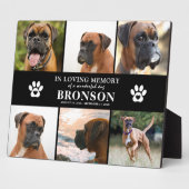 ペットメモリアル6枚の写真を愛する記憶に フォトプラーク (側面)