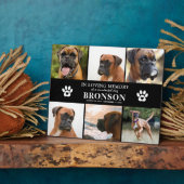 ペットメモリアル6枚の写真を愛する記憶に フォトプラーク (側面)