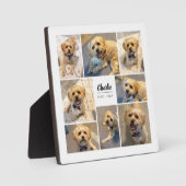 ペットメモリアル8枚写真パーソナライズ フォトプラーク (正面)