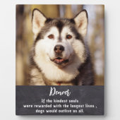 ペットメモリアル オーダーメイド 写真 犬好き フォトプラーク (正面)