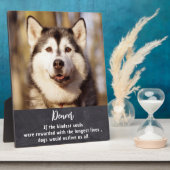 ペットメモリアル オーダーメイド 写真 犬好き フォトプラーク (側面)