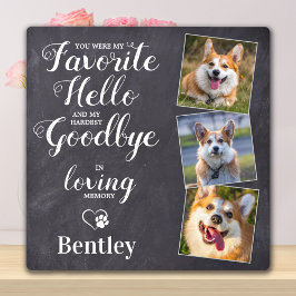ペットメモリアル オーダーメイド 犬の喪失 記念写真 フォトプラーク